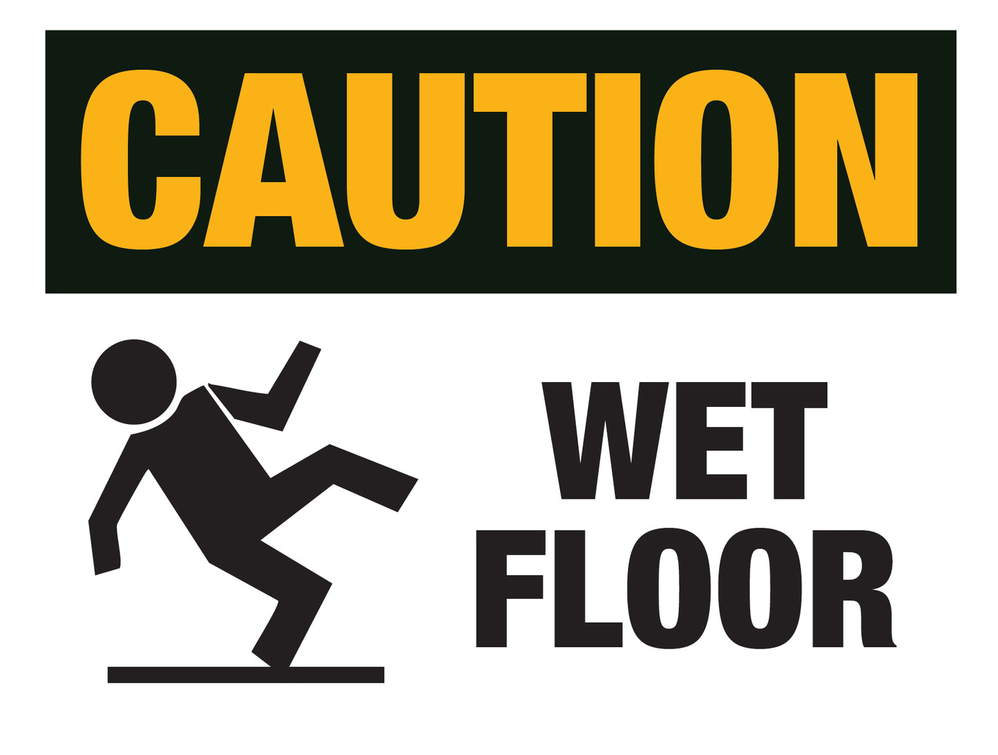Caution - Wet Floor