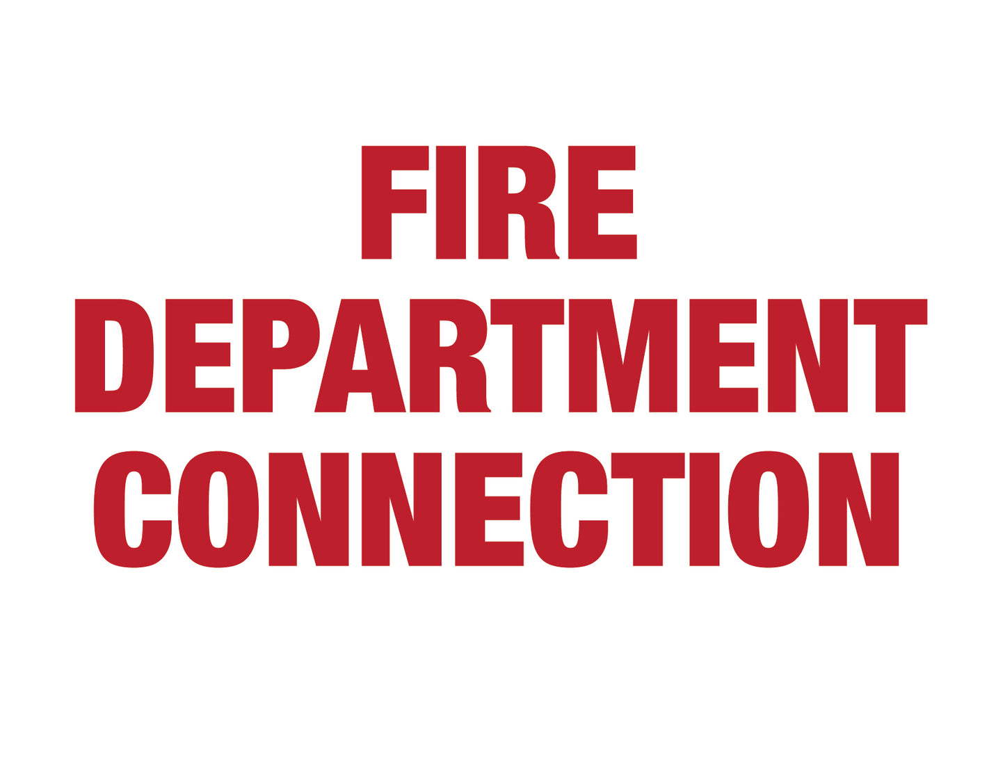 Fire Department Connection