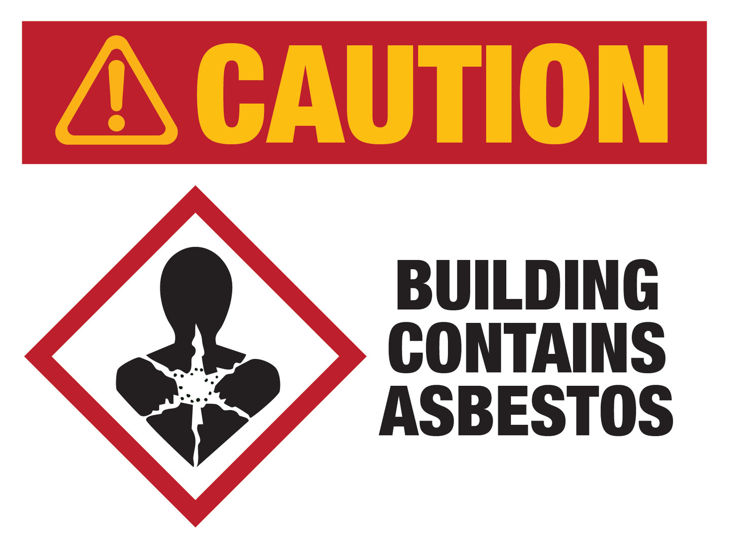 Caution - Building Contains Asbestos