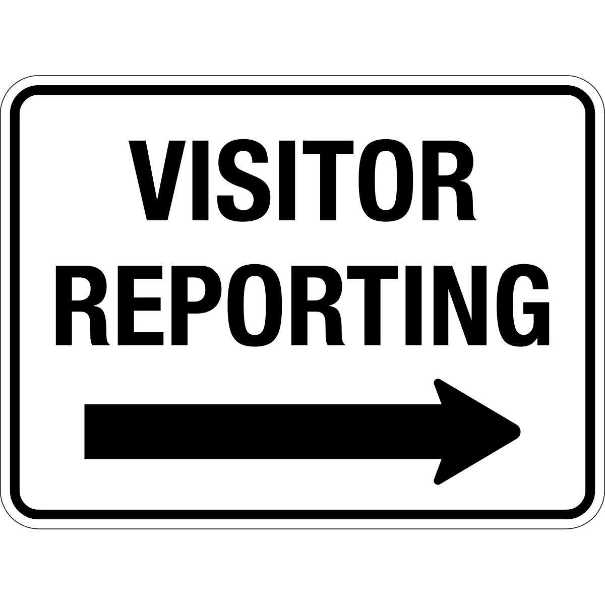 Visitor Reporting Right Arrow
