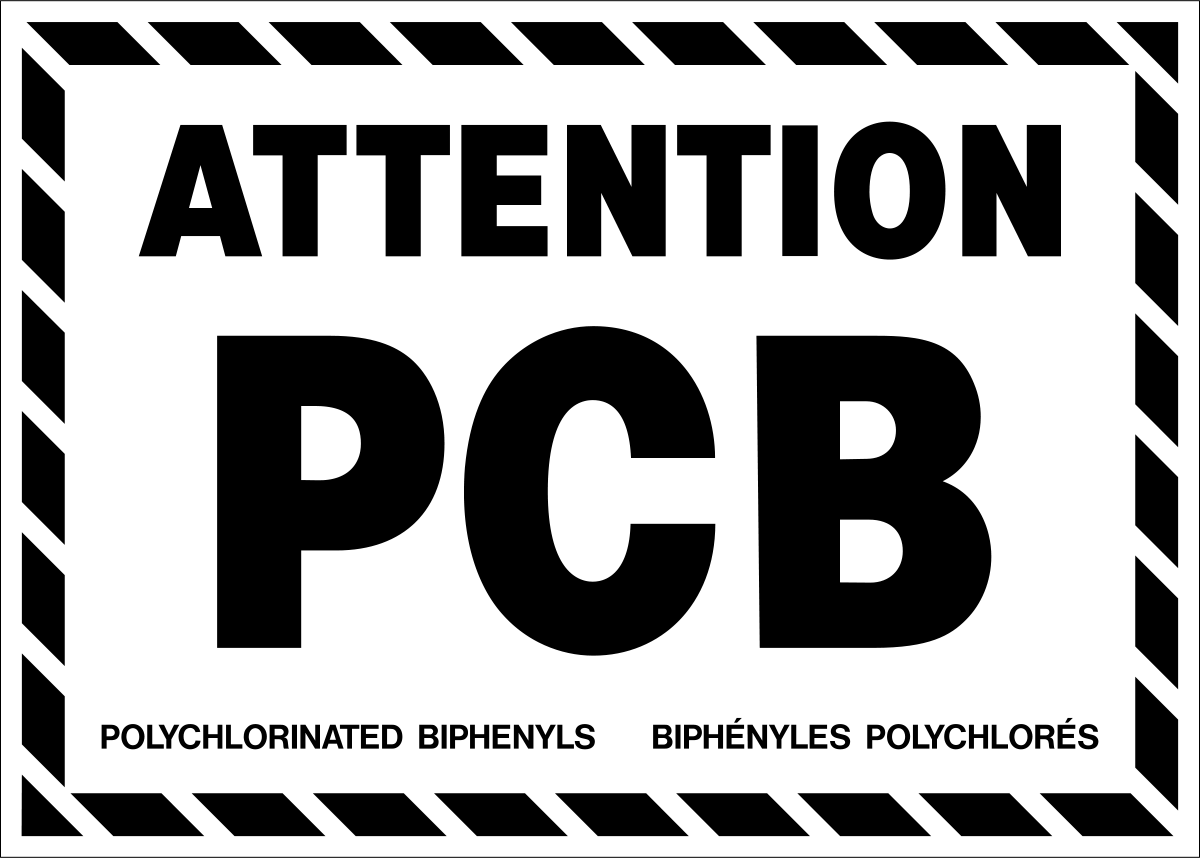 PCB Bilingual Sign