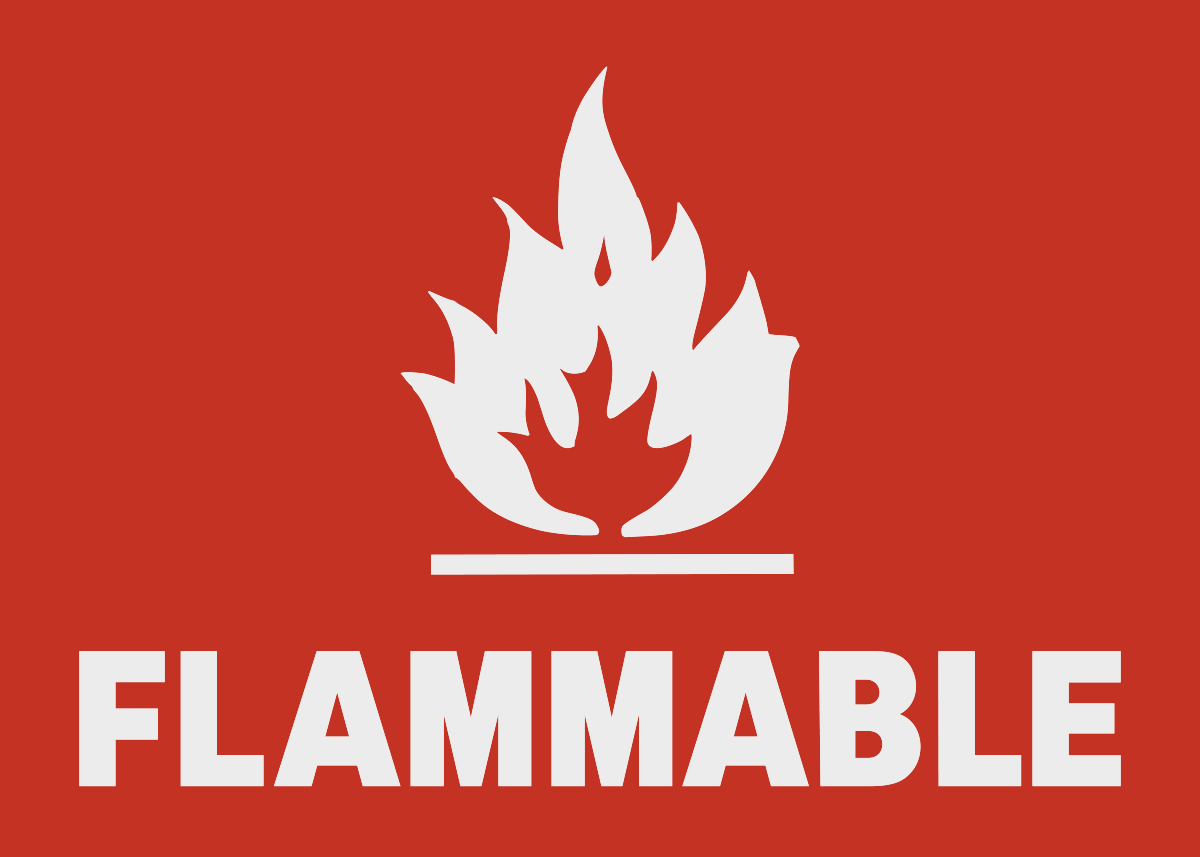 Flammable Sign