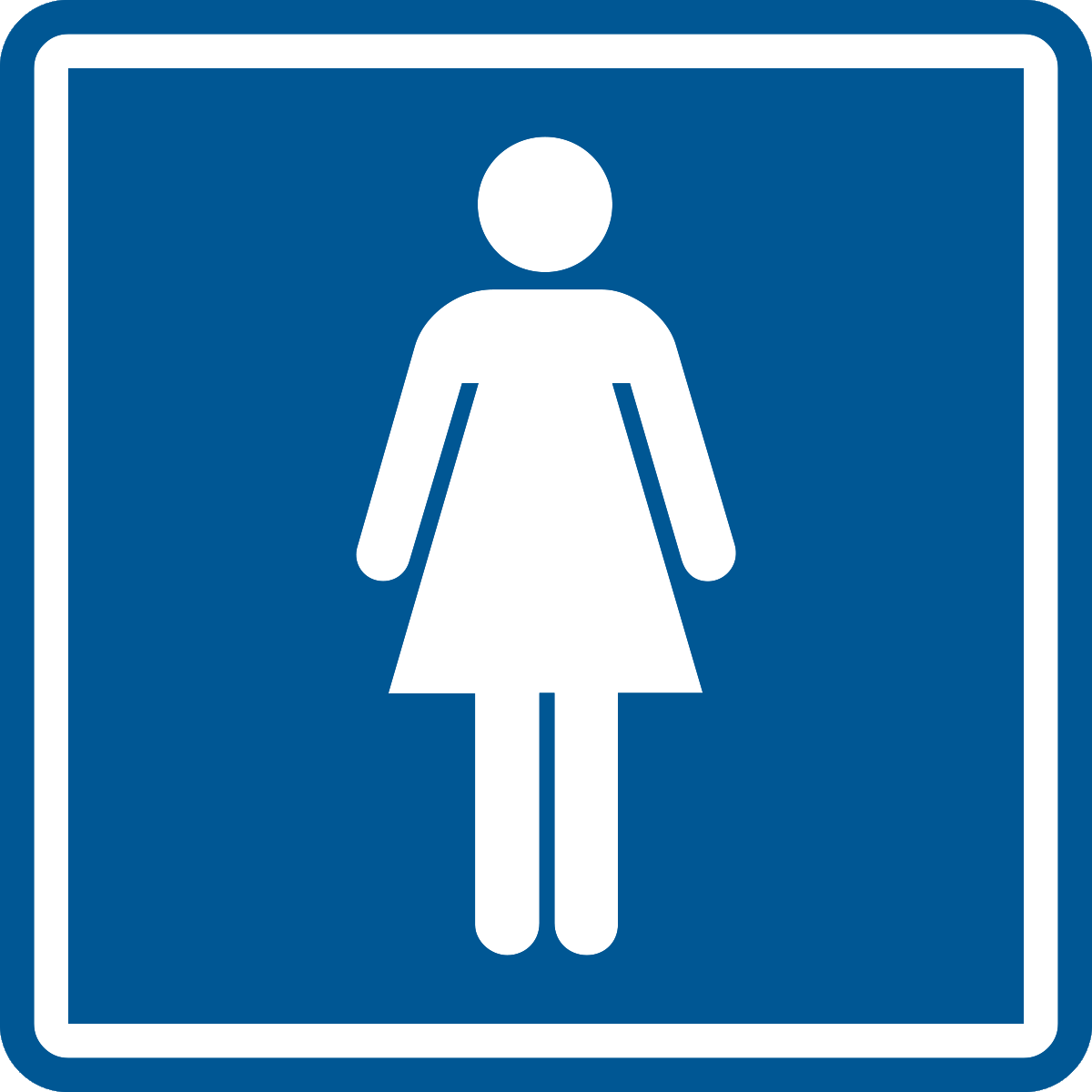 Women Graphic Washroom Sign