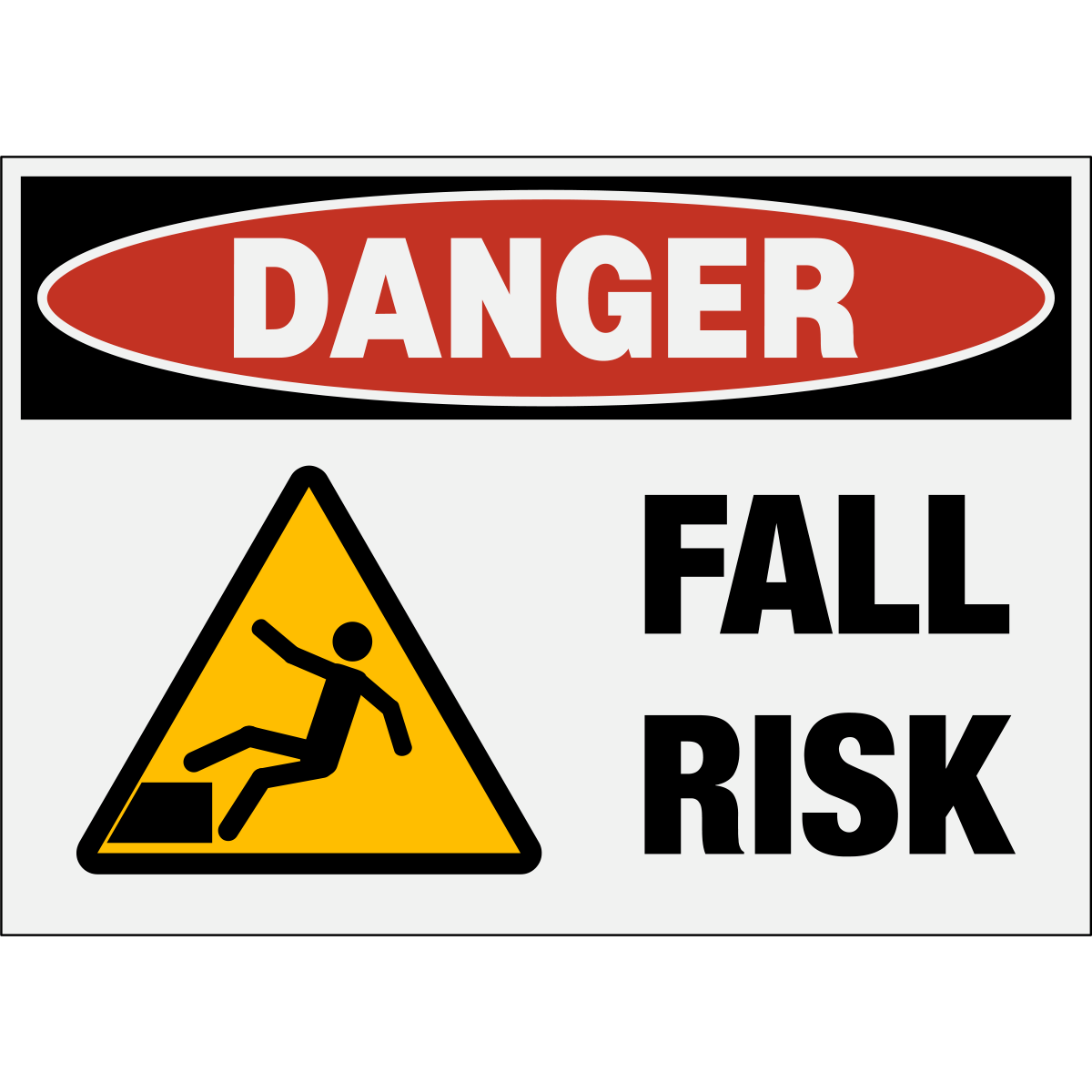 Danger - Fall Risk