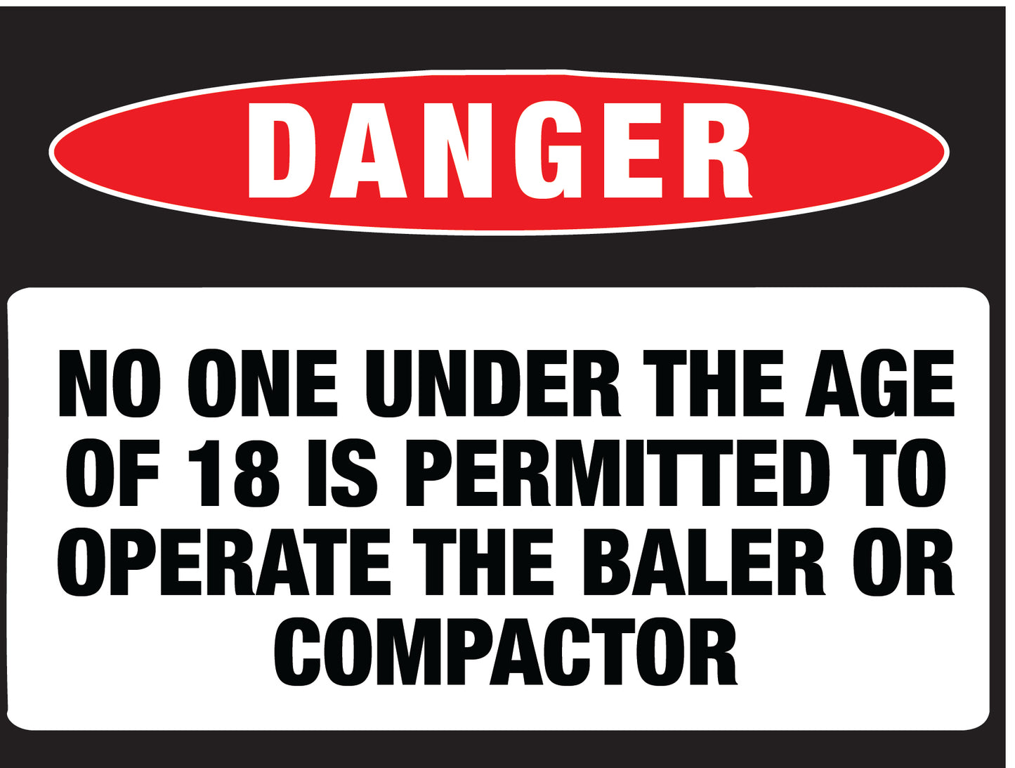 Danger - Under 18