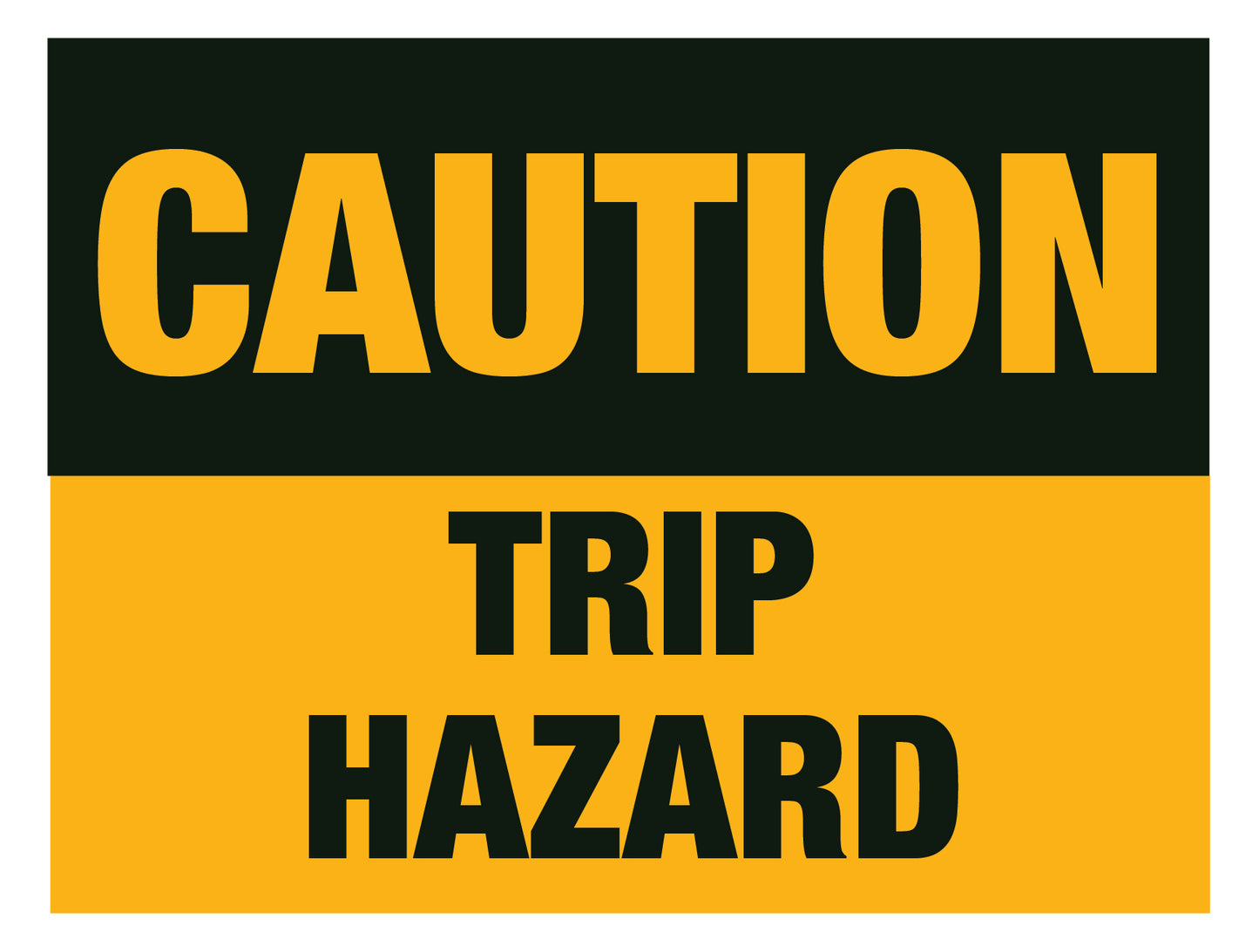 Caution - Trip Hazard