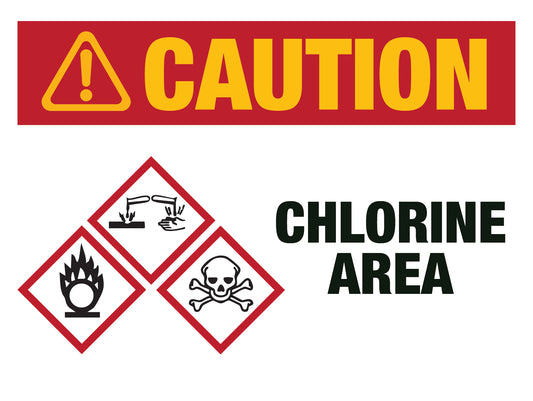 Caution - Chlorine Area
