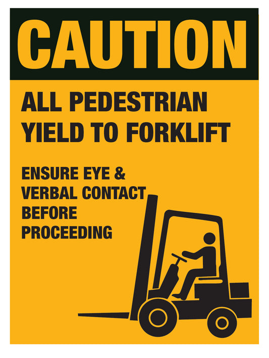 Caution - Forklift Traffic