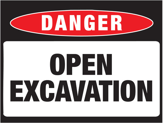 Danger - Open Excavation