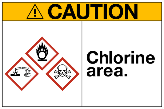 Caution - Chlorine Area