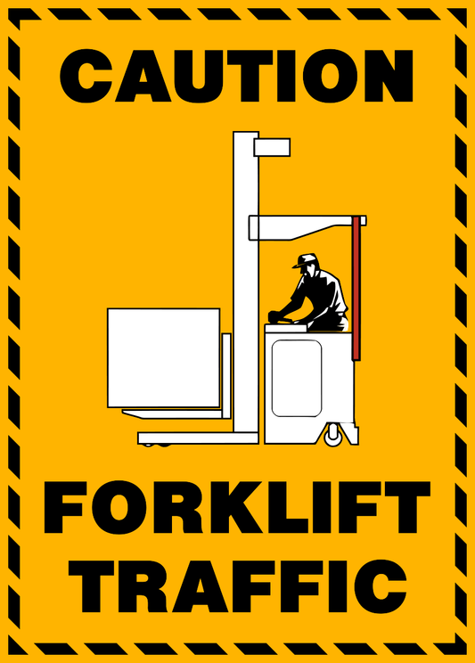 Caution - Forklift Traffic Sign