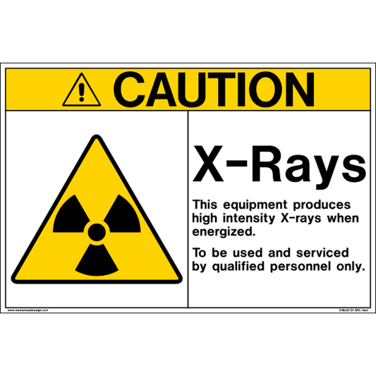 Contract Sign - Caution X-Rays