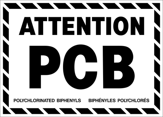 PCB Bilingual Sign
