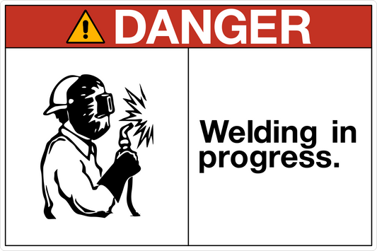 Danger - Welding in Progress