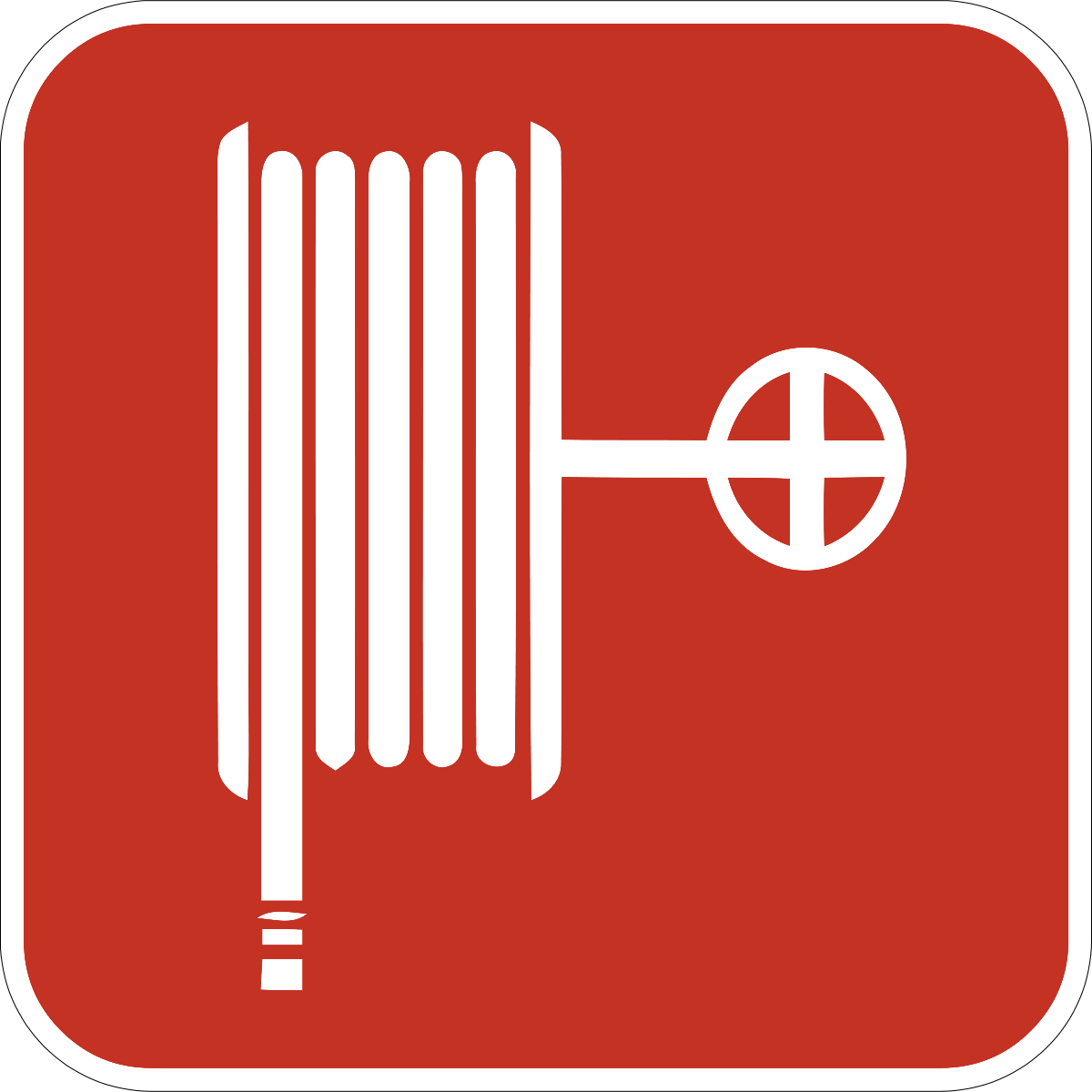 Fire Hose Pictogram