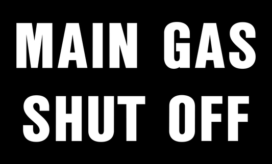 Main Gas Shut Off