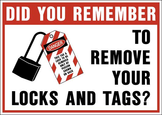 Lock & Tag Removal