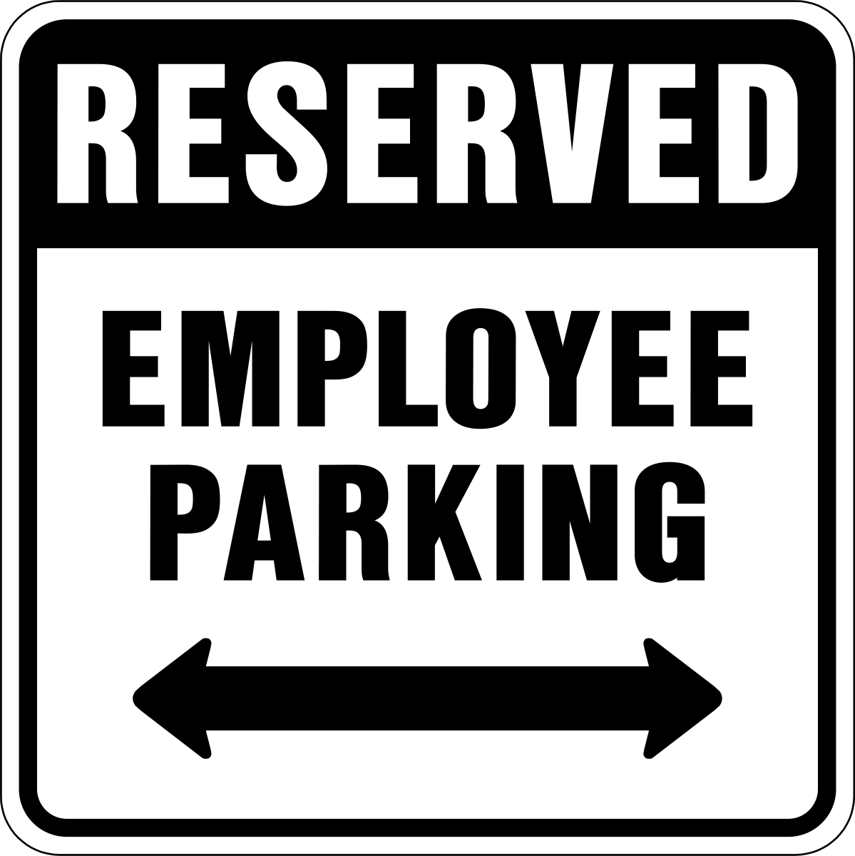 Reserved Employee Parking