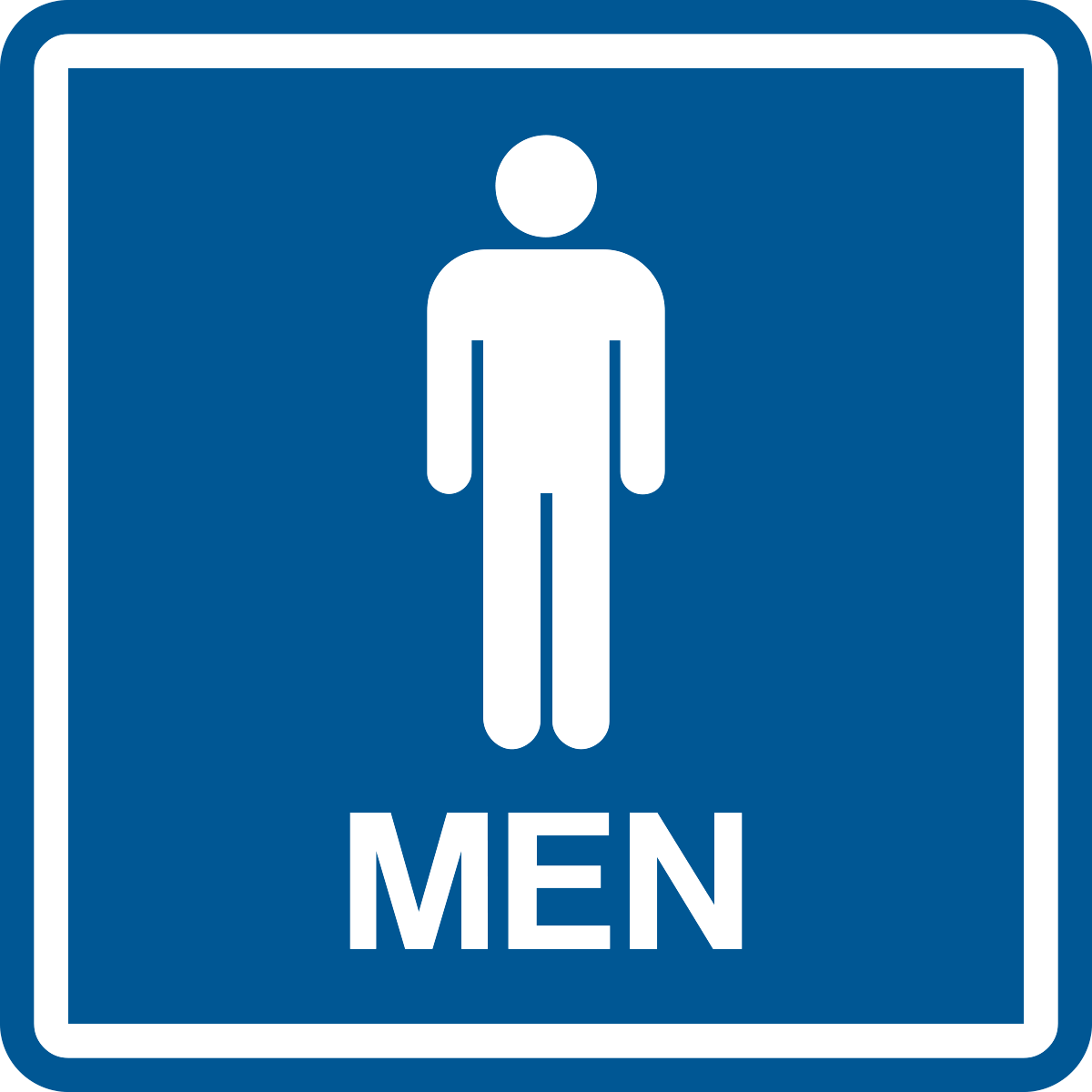 Men Washroom Sign