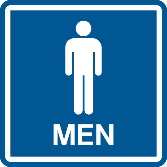 Men Washroom Sign