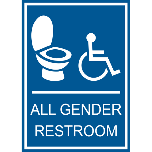 All Gender Accessible Restroom Sign